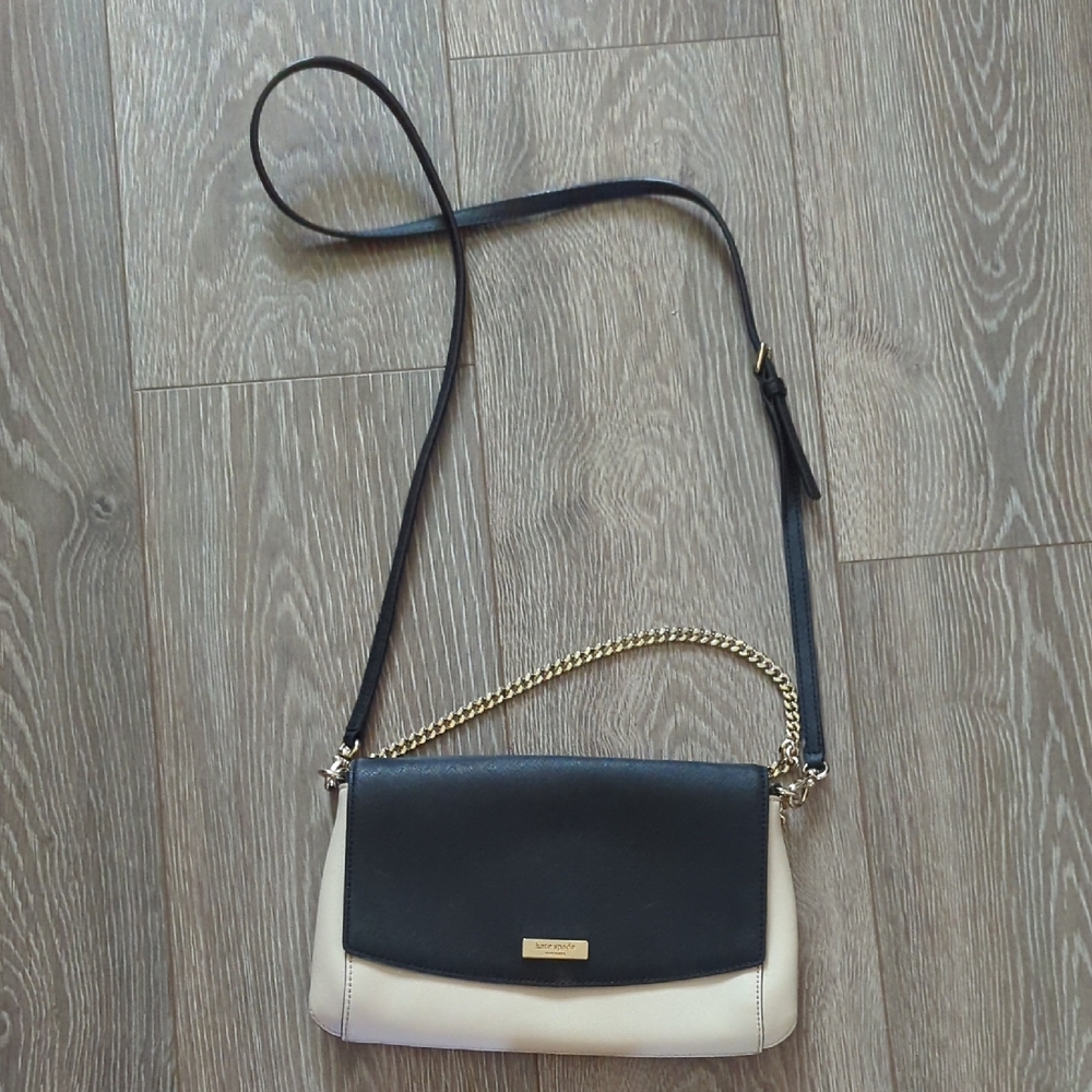Kate Spade Laurel Way Greer Leather & Chain Crossbody Bag